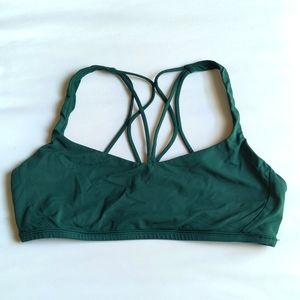 Lululemon Free to Be Zen Bra Size 10 in Deep Green